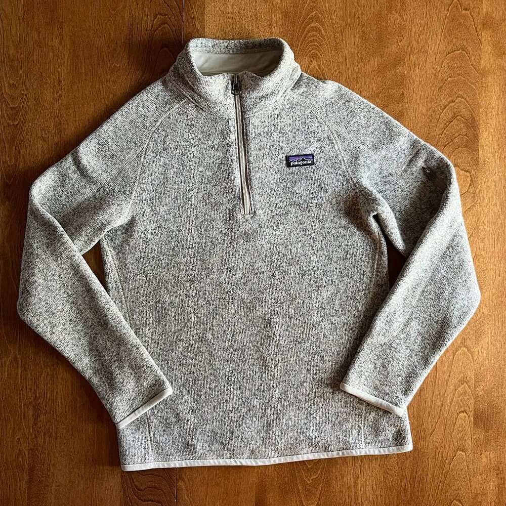 Patagonia oatmeal gray Better Sweater L 12